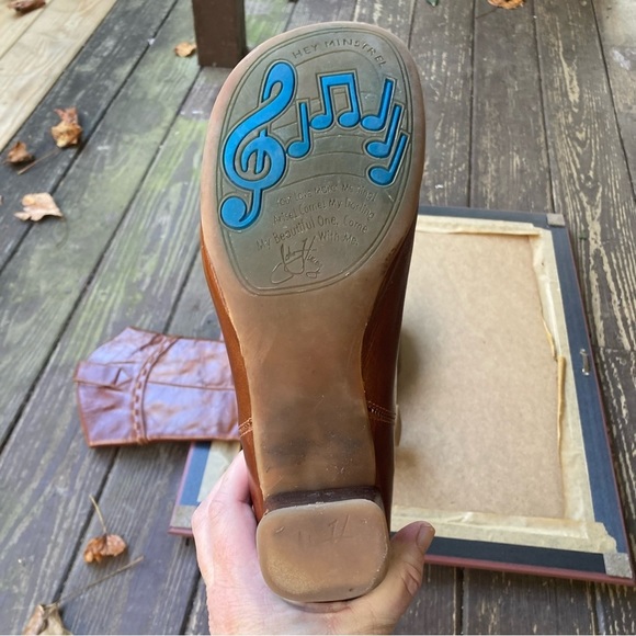 John Fluevog Argolo brown leather heeled boots, size 10.5 - Picture 8 of 15